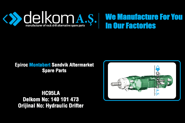 HC95LA Rock Drill Spare Parts