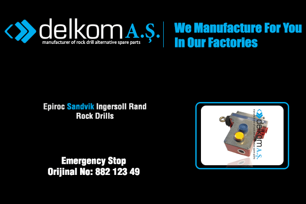 Parada de Emergencia Rock Drill Spare Parts