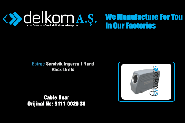 Cable Gear Rock Drill Spare Parts