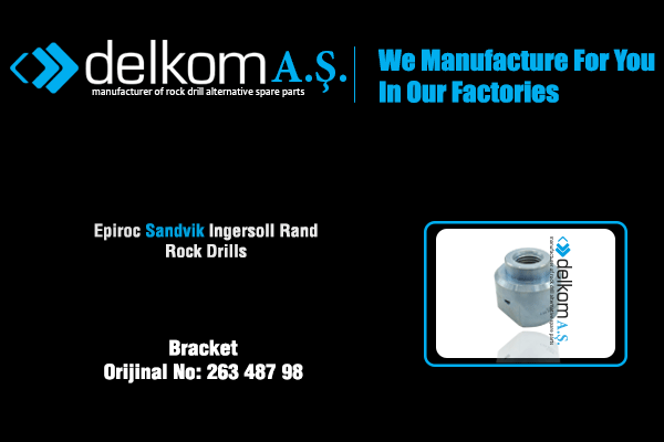 Bracket Rock Drill Spare Parts