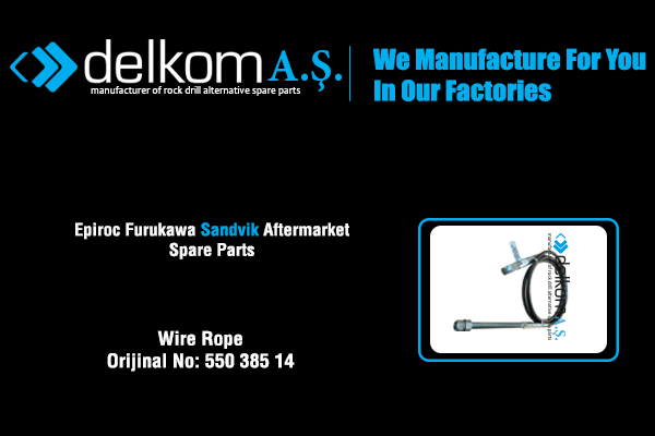 Wire Rope Rock Drill Spare Parts