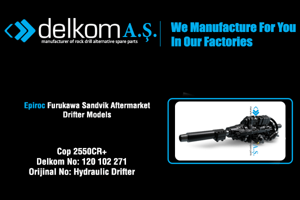 COP 2550CR+ Rock Drill Spare Parts