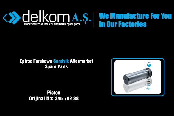 Piston Rock Drill Spare Parts