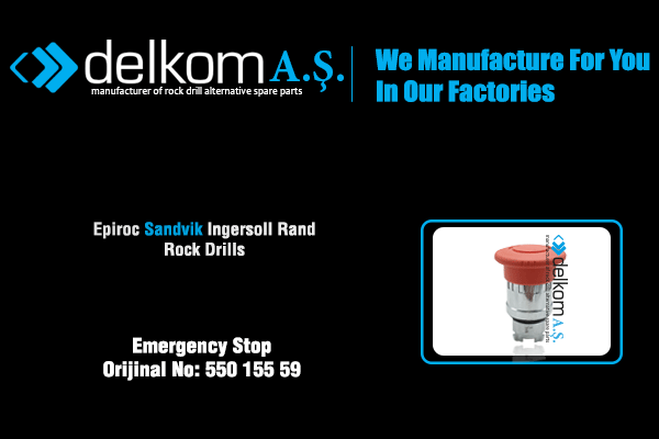 Arrêt d’urgence Rock Drill Spare Parts