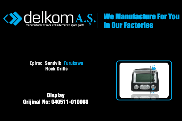 Ecran Rock Drill Spare Parts