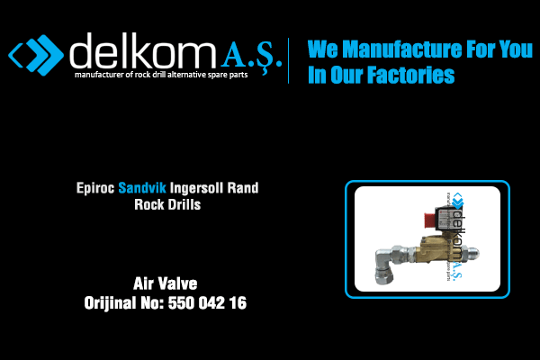 Valve d’air Rock Drill Spare Parts