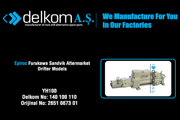 YH100 Rock Drill Spare Parts