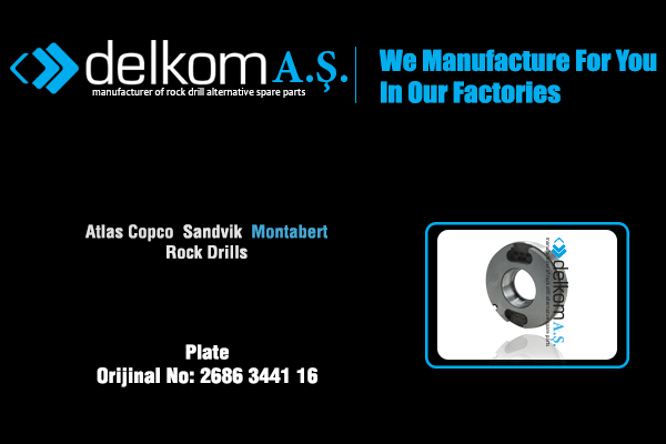 Пластина Rock Drill Spare Parts