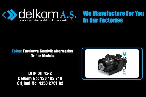 DHR 6H 45-2 Rock Drill Spare Parts