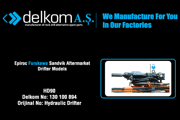 HD90 Rock Drill Spare Parts