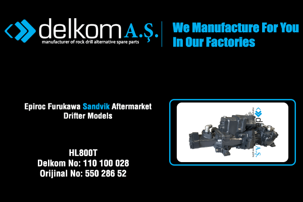 HL800T Rock Drill Spare Parts