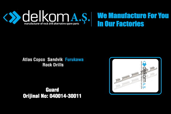 Yürüyüş Makara Muhafazası Rock Drill Spare Parts