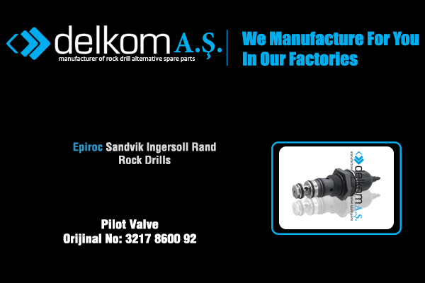 Hidrolik Valf Rock Drill Spare Parts