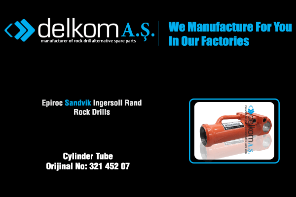 Robot Çene Lift Kovanı Rock Drill Spare Parts