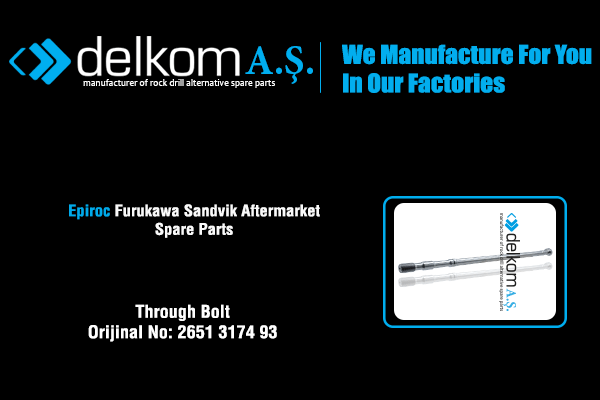 Ana Saplama Rock Drill Spare Parts