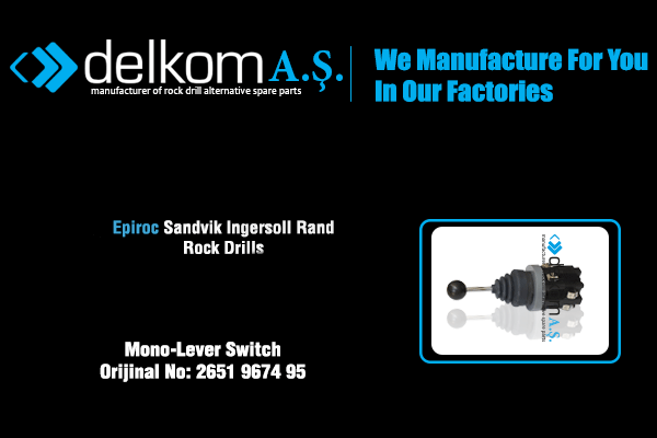 Joystick Kolu Rock Drill Spare Parts