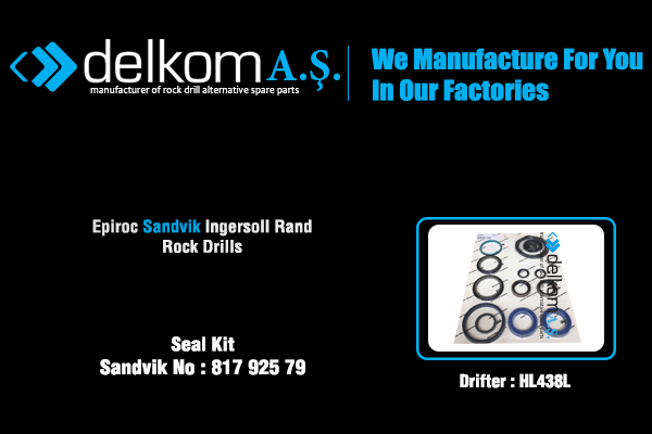 Tabanca Tamir Takımı HL438L Rock Drill Spare Parts