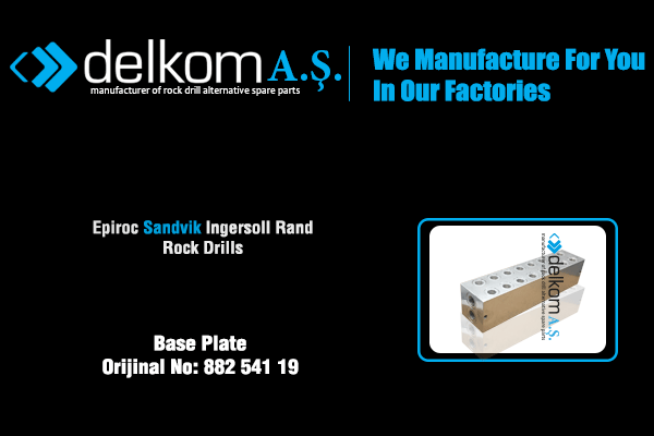 Robot Valf Bloğu Rock Drill Spare Parts