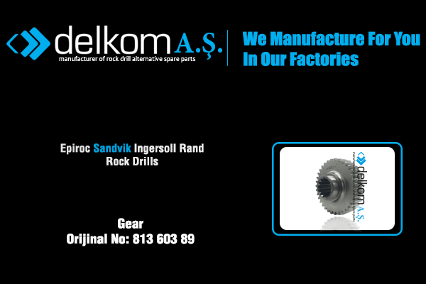 Şanzuman Dişlisi Rock Drill Spare Parts