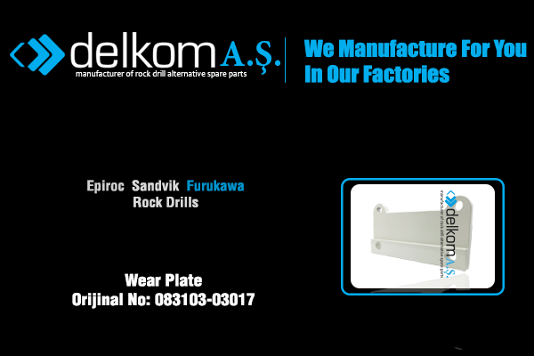 Tabanca Taşıyıcı Pleyti Rock Drill Spare Parts
