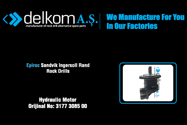 Su Pompası Hidromotoru Rock Drill Spare Parts