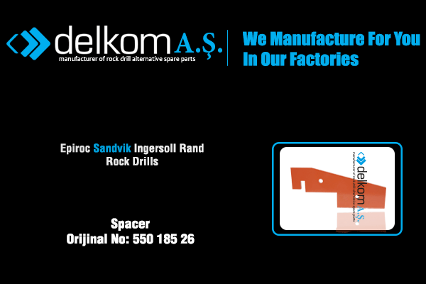 Rod Yataklama Pleyti Rock Drill Spare Parts