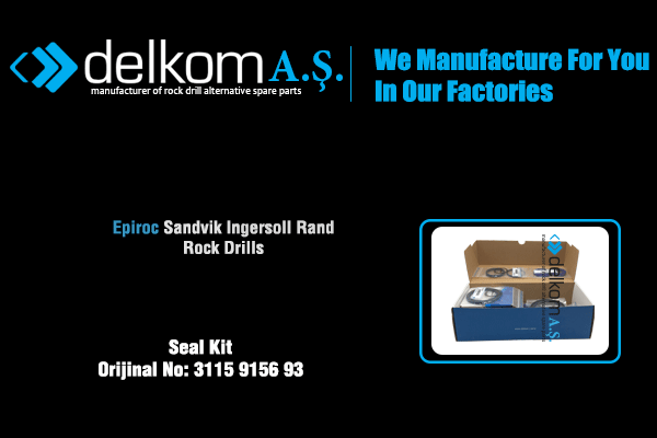 Tabanca Tamir Takımı Rock Drill Spare Parts