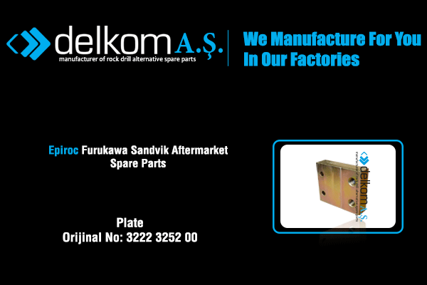 Hidrolik Geçiş Bloğu Rock Drill Spare Parts