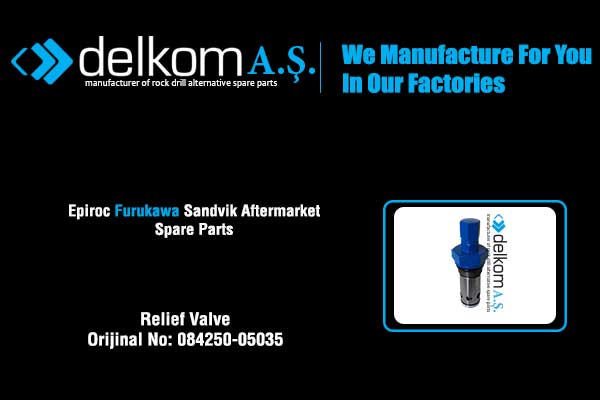 Basınç Ayar Valfi Rock Drill Spare Parts