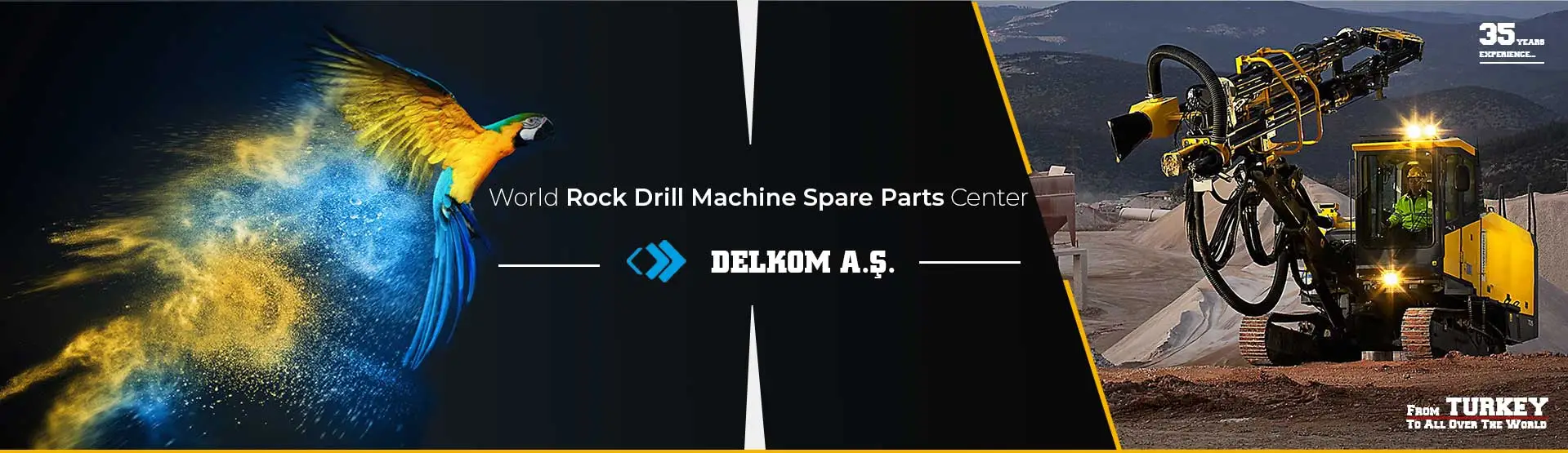 rock drill machine spare parts