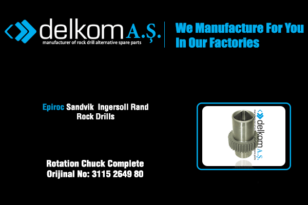 Rotation Chuck Complete Rock Drill Spare Parts