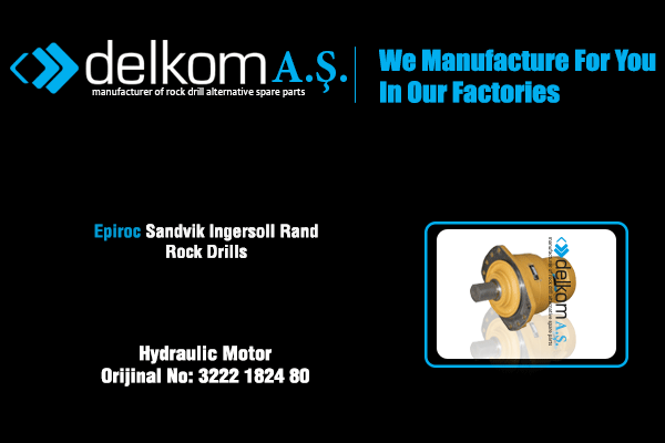 Hydraulic Motor Rock Drill Spare Parts