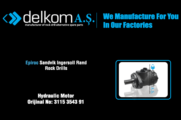 Hydraulic Motor Rock Drill Spare Parts