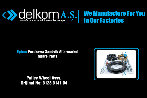 Pulley Wheel Assy. Rock Drill Spare Parts