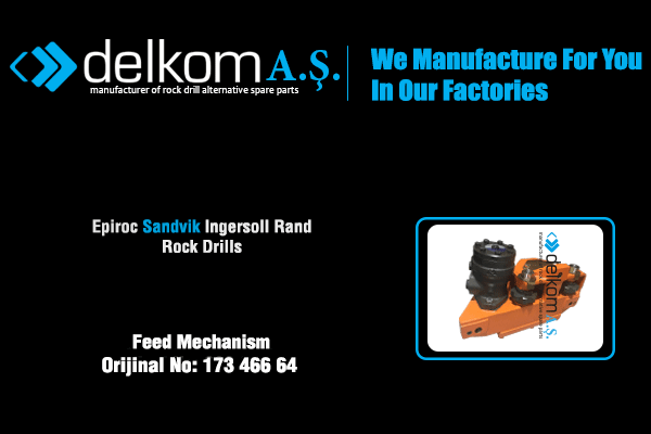 Feed Mechanism Rock Drill Spare Parts