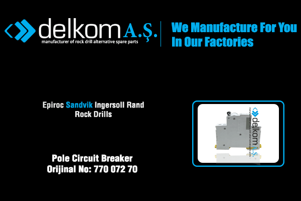 Pole Circuit Breaker Rock Drill Spare Parts