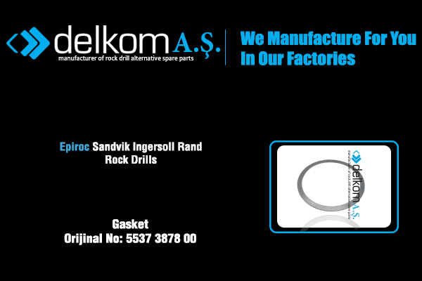 Gasket Rock Drill Spare Parts