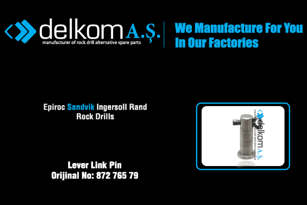 Lever Link Pin Rock Drill Spare Parts